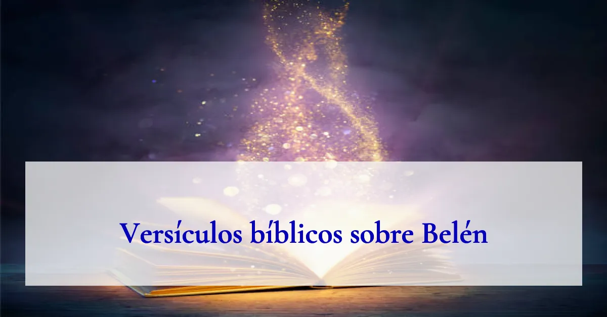 Versículos bíblicos sobre Belén