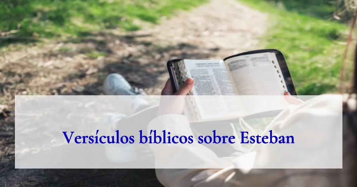 Versículos bíblicos sobre Esteban