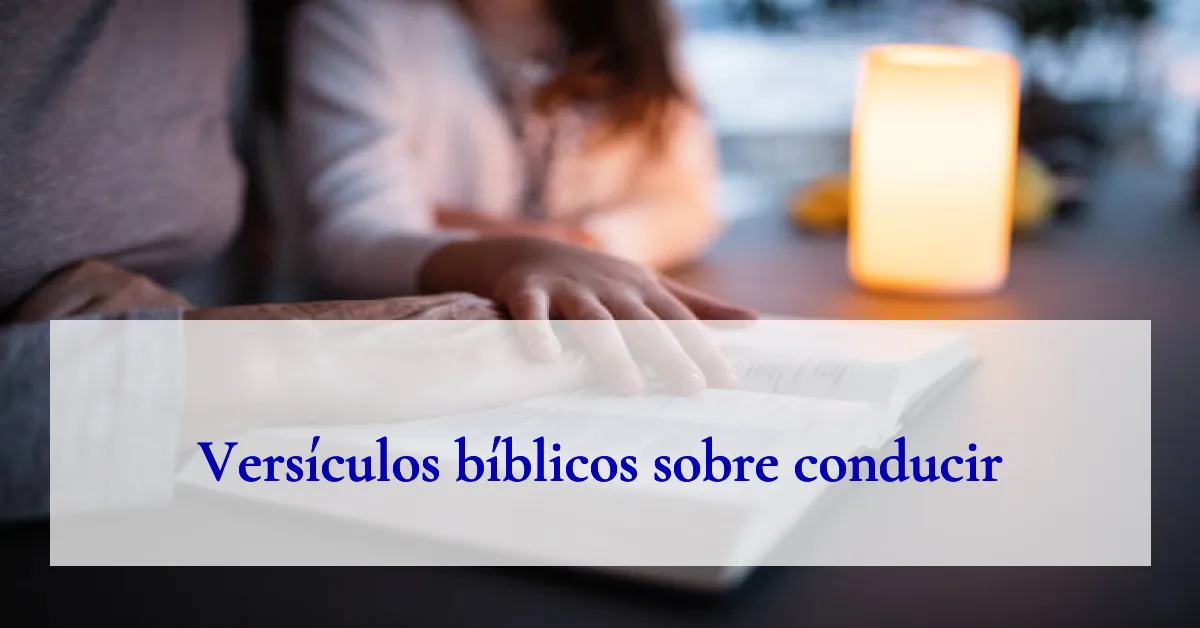 Versículos bíblicos sobre conducir
