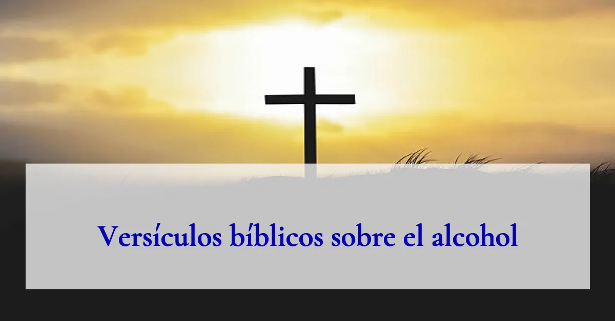 Versículos bíblicos sobre el alcohol