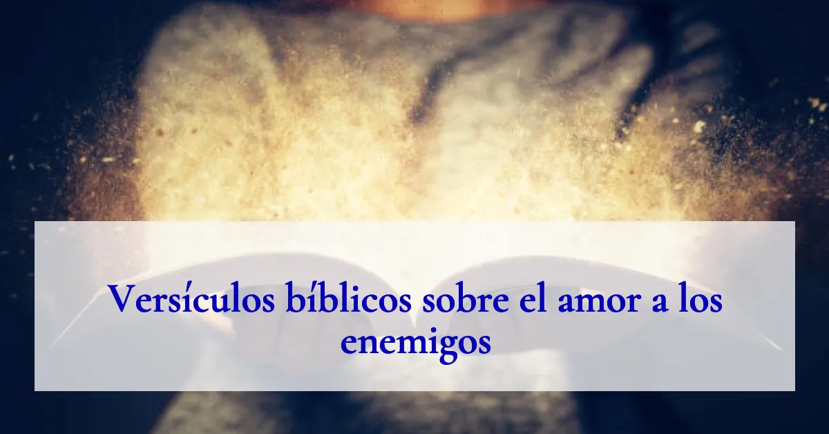 Versículos bíblicos sobre el amor a los enemigos