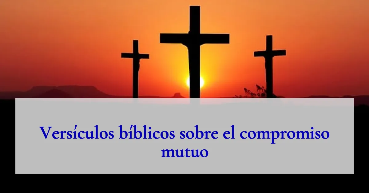Versículos bíblicos sobre el compromiso mutuo