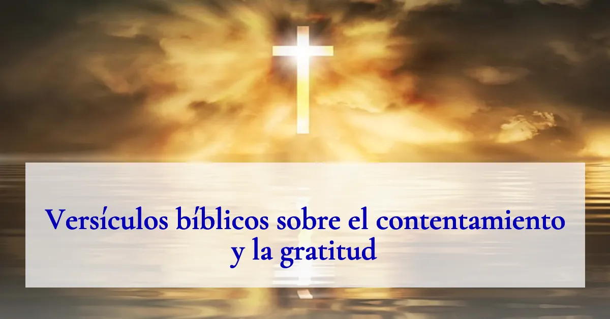 Versículos bíblicos sobre el contentamiento y la gratitud