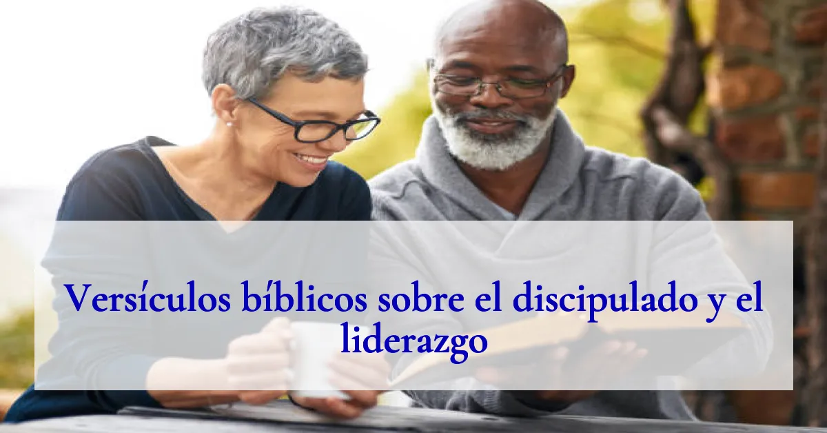 Versículos bíblicos sobre el discipulado y el liderazgo