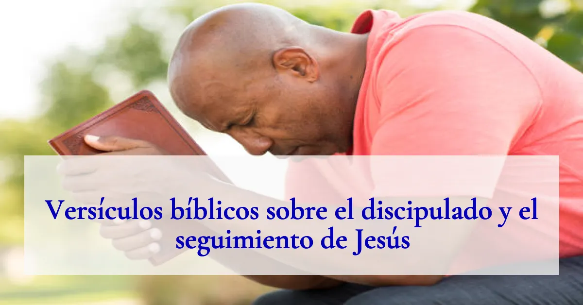 Versículos bíblicos sobre el discipulado y el seguimiento de Jesús
