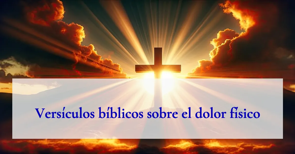 Versículos bíblicos sobre el dolor físico