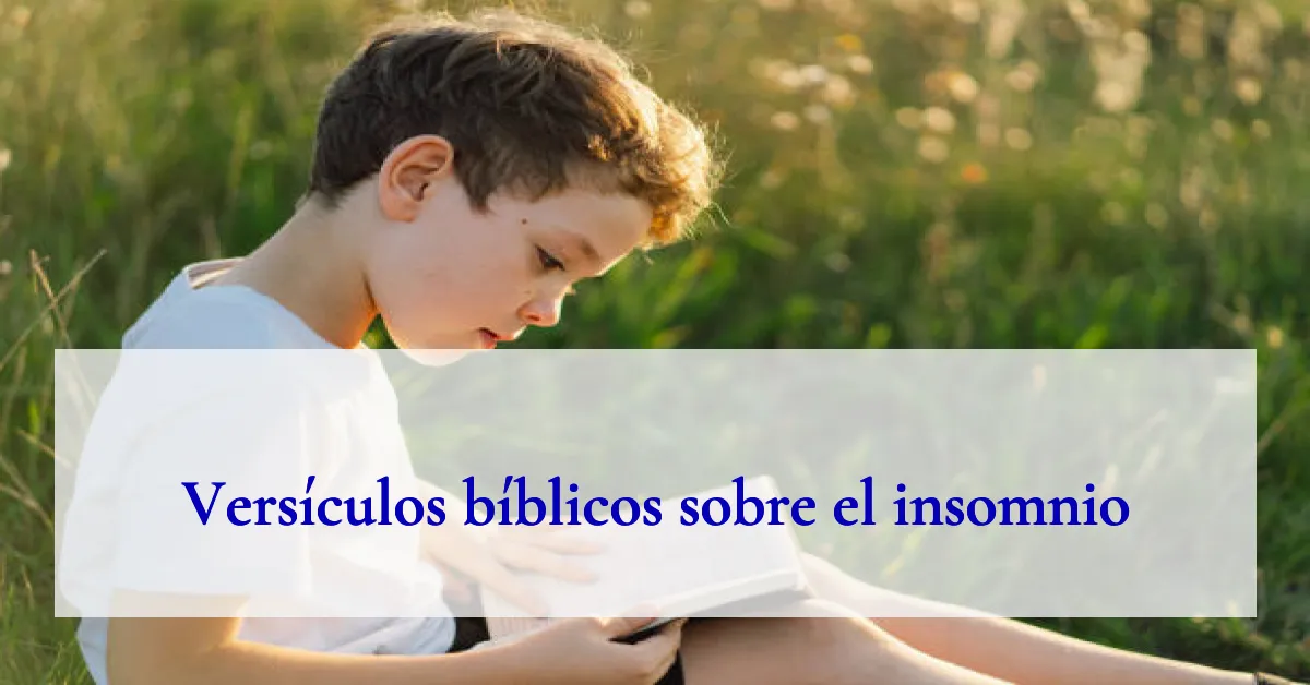 Versículos bíblicos sobre el insomnio