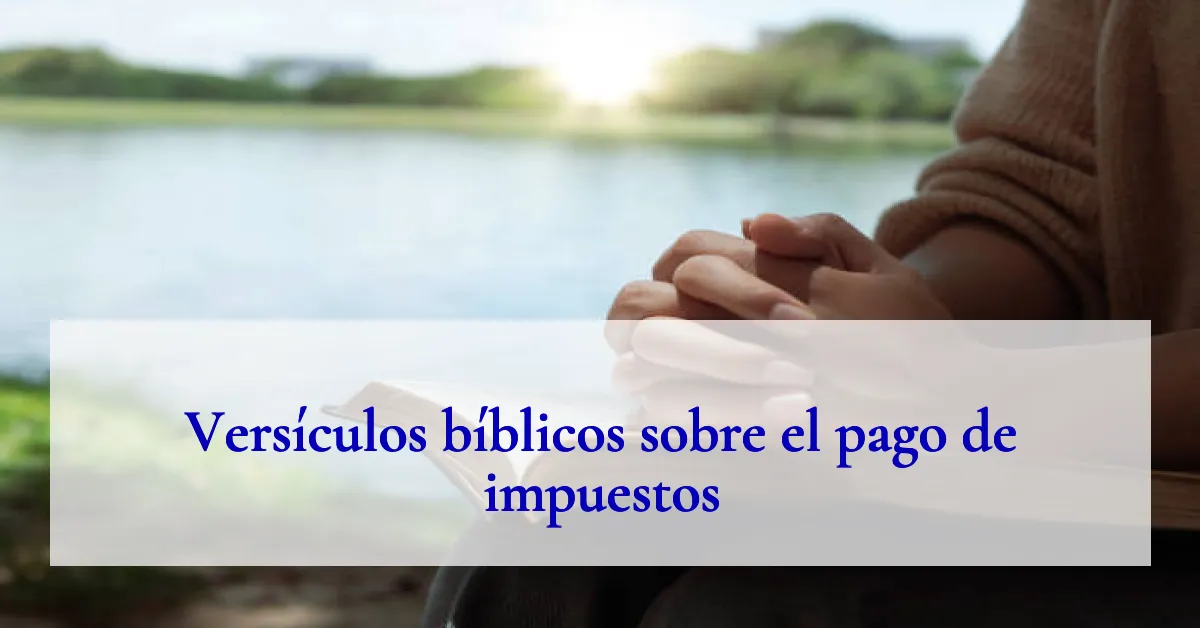 Versículos bíblicos sobre el pago de impuestos
