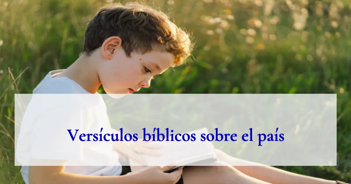Versículos bíblicos sobre el país