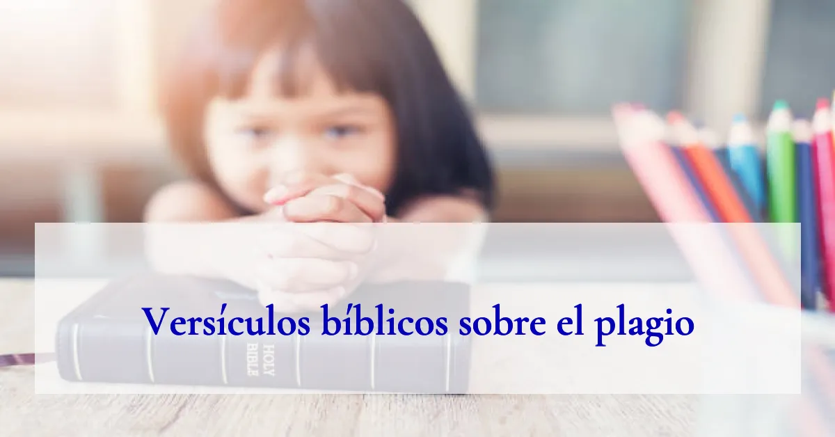 Versículos bíblicos sobre el plagio