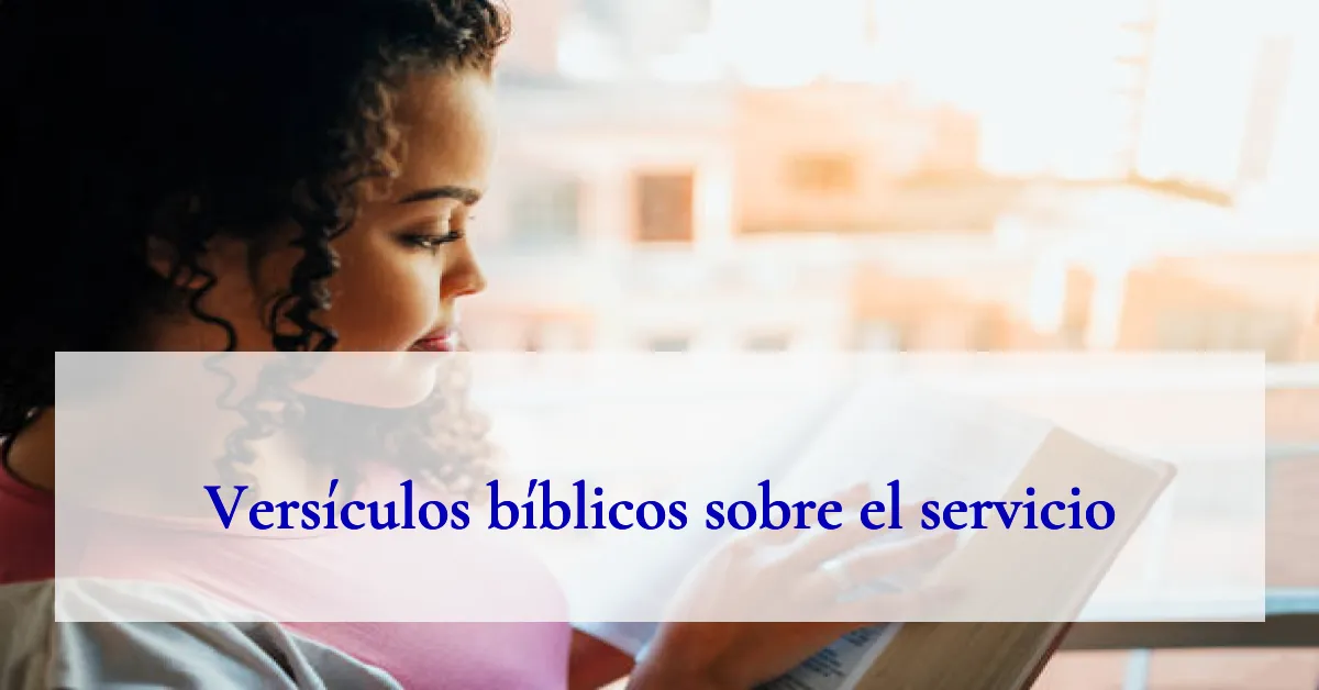 Versículos bíblicos sobre el servicio