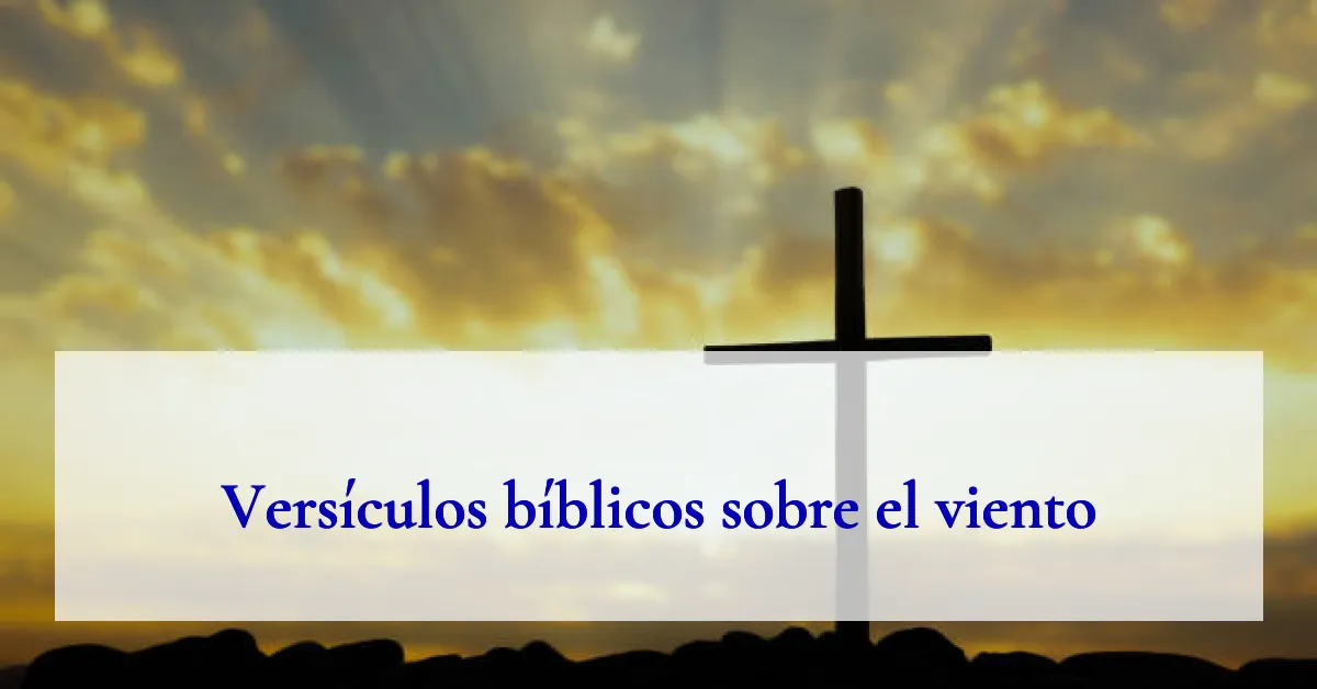 Versículos bíblicos sobre el viento