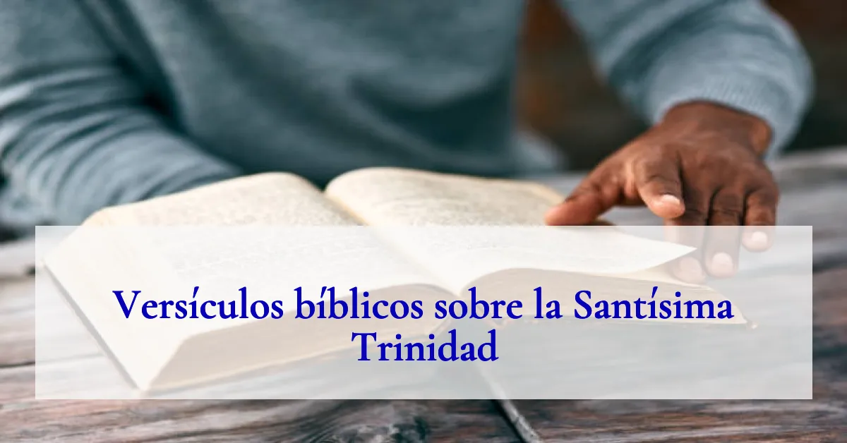 Versículos bíblicos sobre la Santísima Trinidad