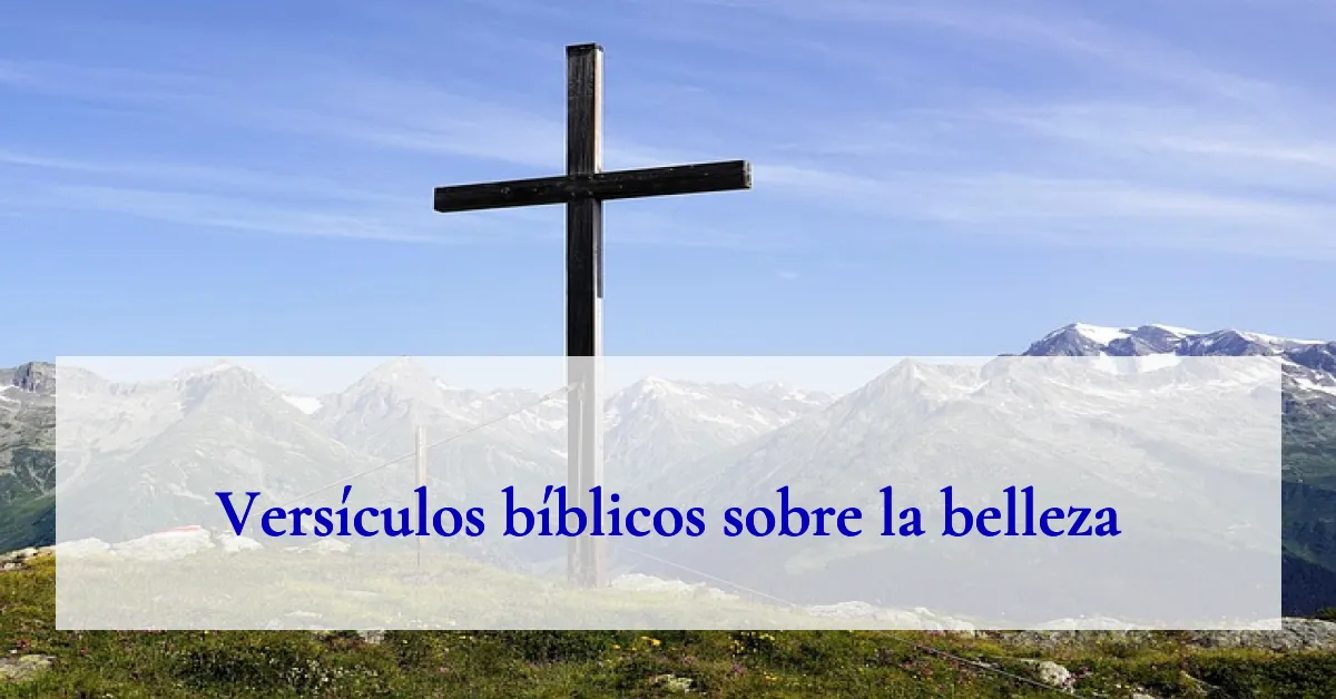 Versículos bíblicos sobre la belleza