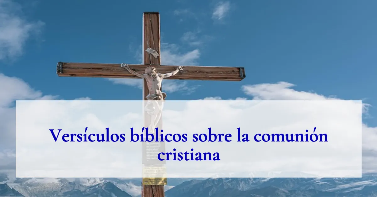 Versículos bíblicos sobre la comunión cristiana