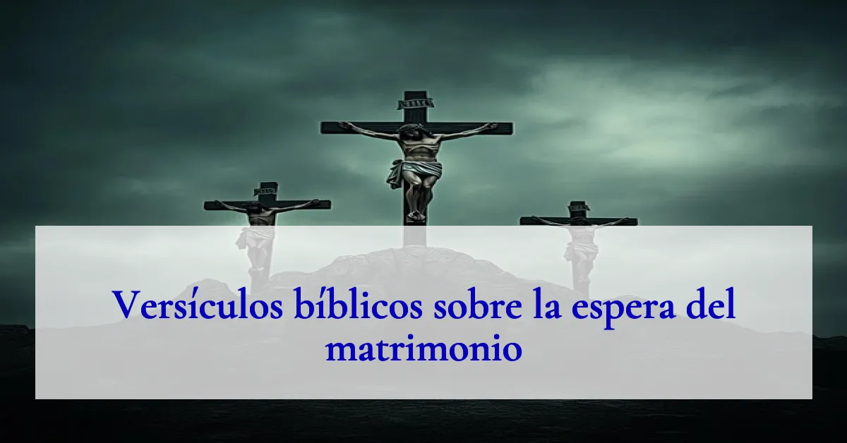 Versículos bíblicos sobre la espera del matrimonio