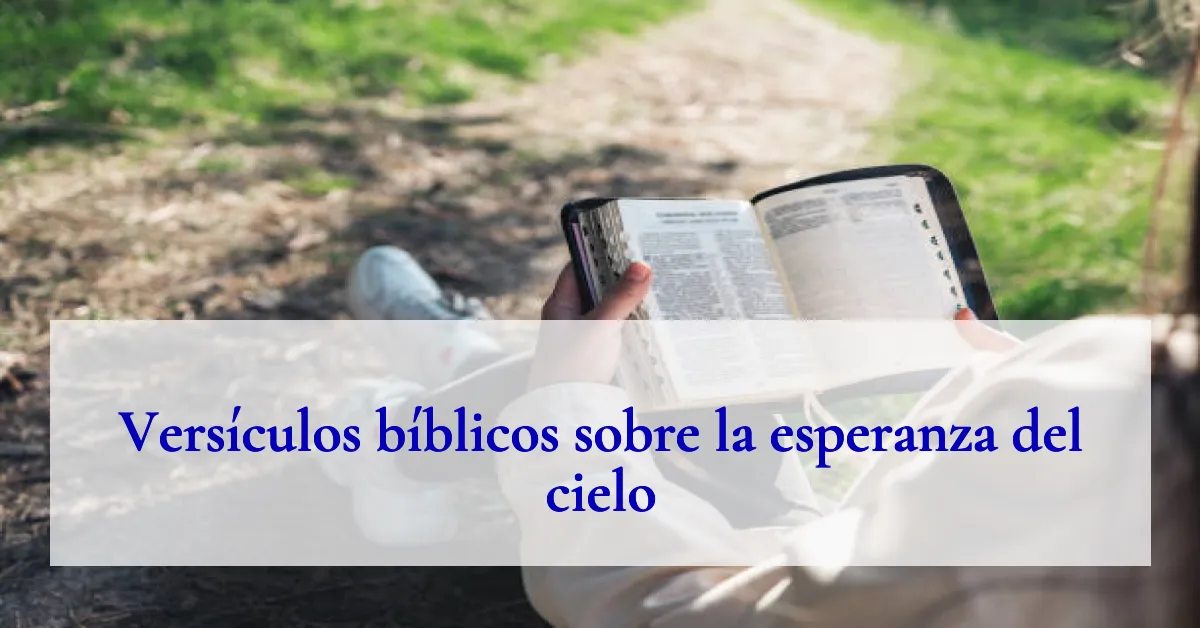 Versículos bíblicos sobre la esperanza del cielo