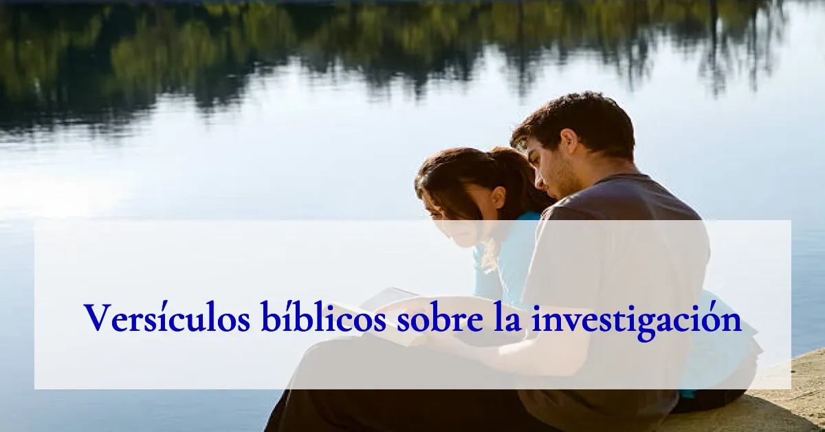 Versículos bíblicos sobre la investigación