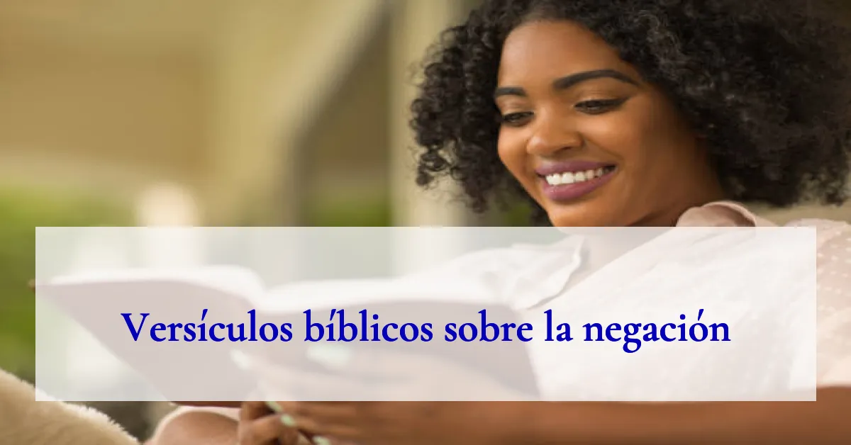 Versículos bíblicos sobre la negación