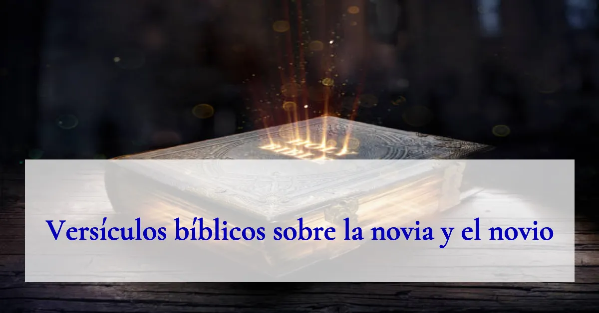 Versículos bíblicos sobre la novia y el novio