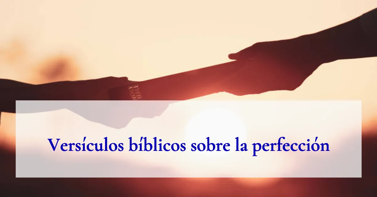 Versículos bíblicos sobre la perfección