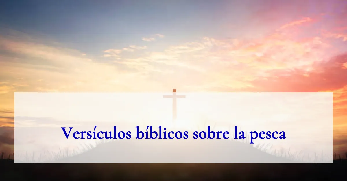 Versículos bíblicos sobre la pesca