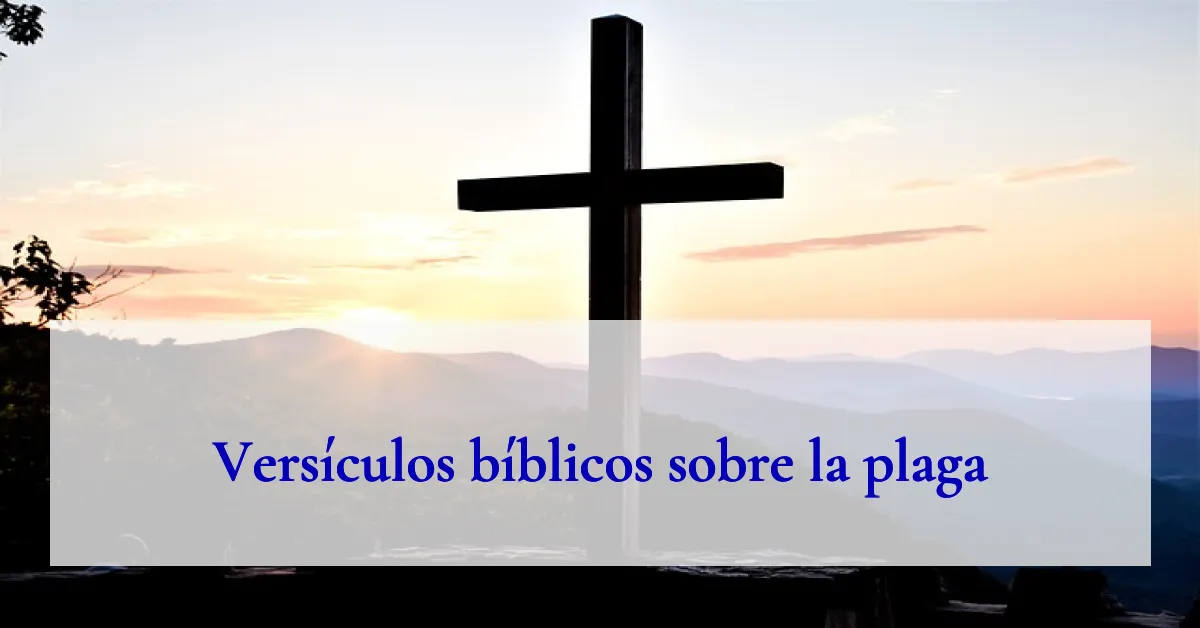 Versículos bíblicos sobre la plaga