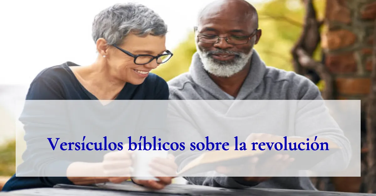 Versículos bíblicos sobre la revolución