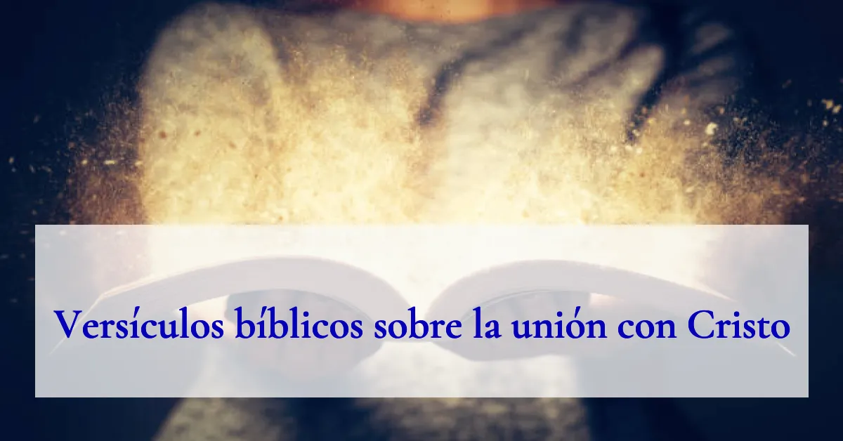 Versículos bíblicos sobre la unión con Cristo