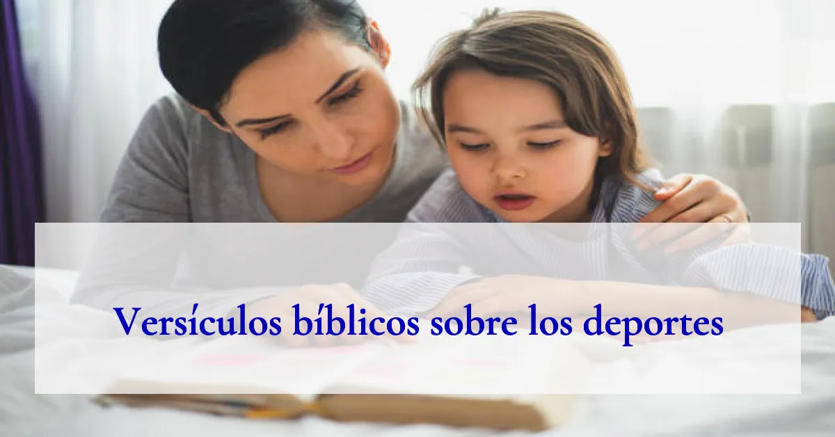 Versículos bíblicos sobre los deportes