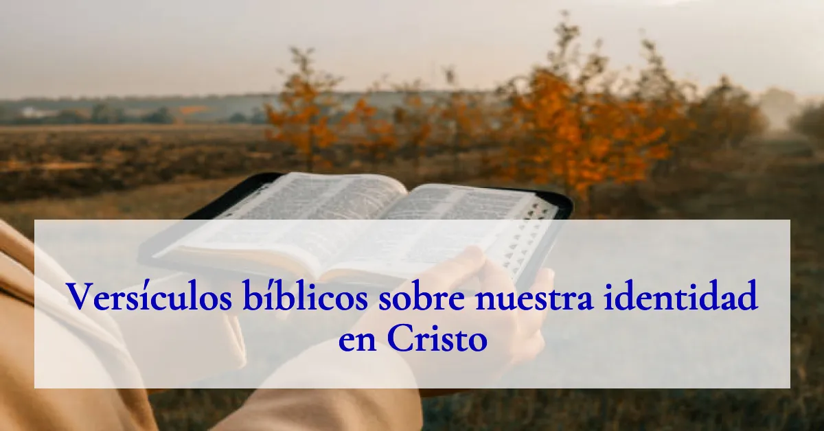 Versículos bíblicos sobre nuestra identidad en Cristo