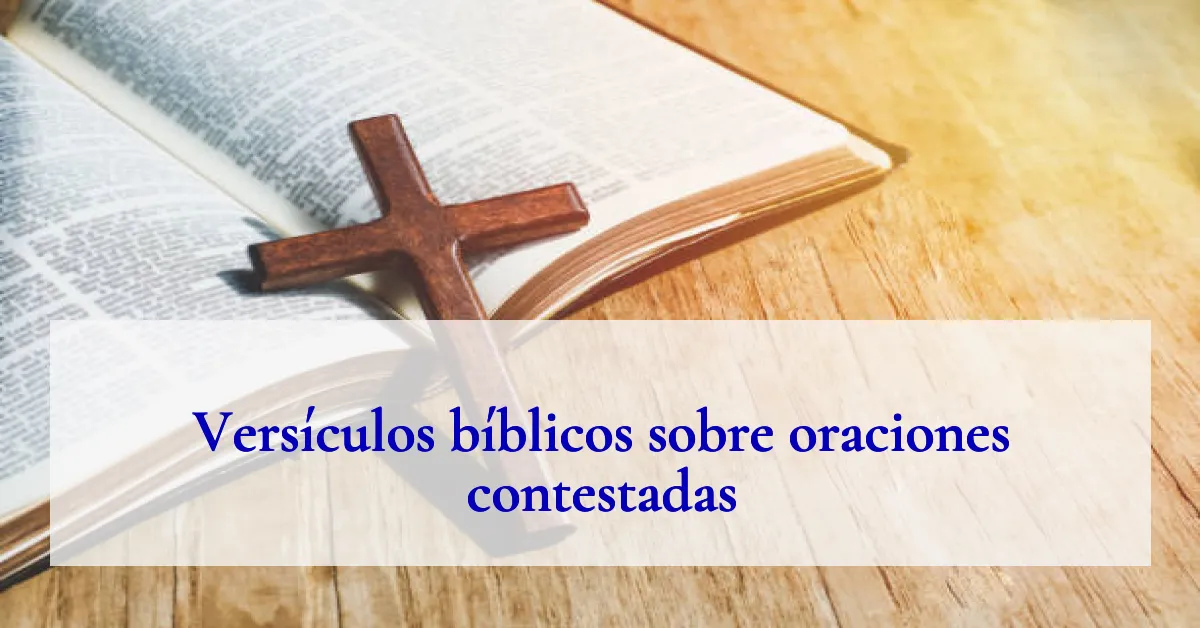 Versículos bíblicos sobre oraciones contestadas