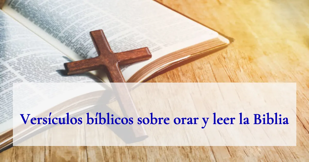 Versículos bíblicos sobre orar y leer la Biblia