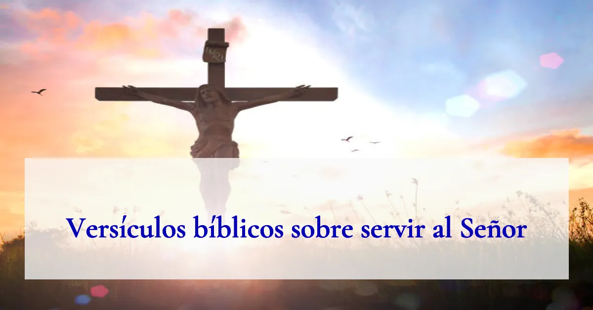 Versículos bíblicos sobre servir al Señor